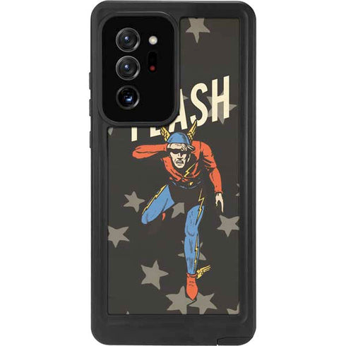DC Comics The Flash Retro Action Pose Galaxy Note20 Ultra 5G Waterproof Case